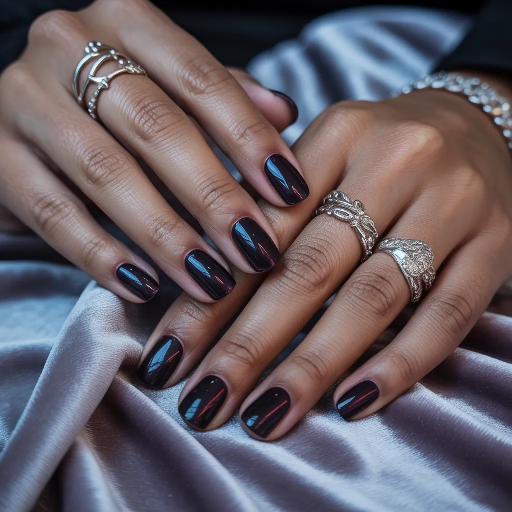black nails