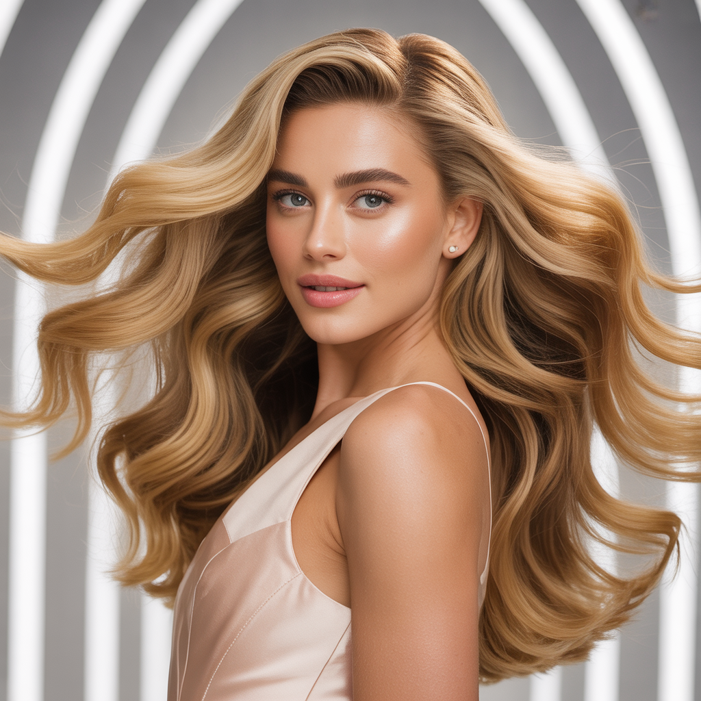 blonde hair