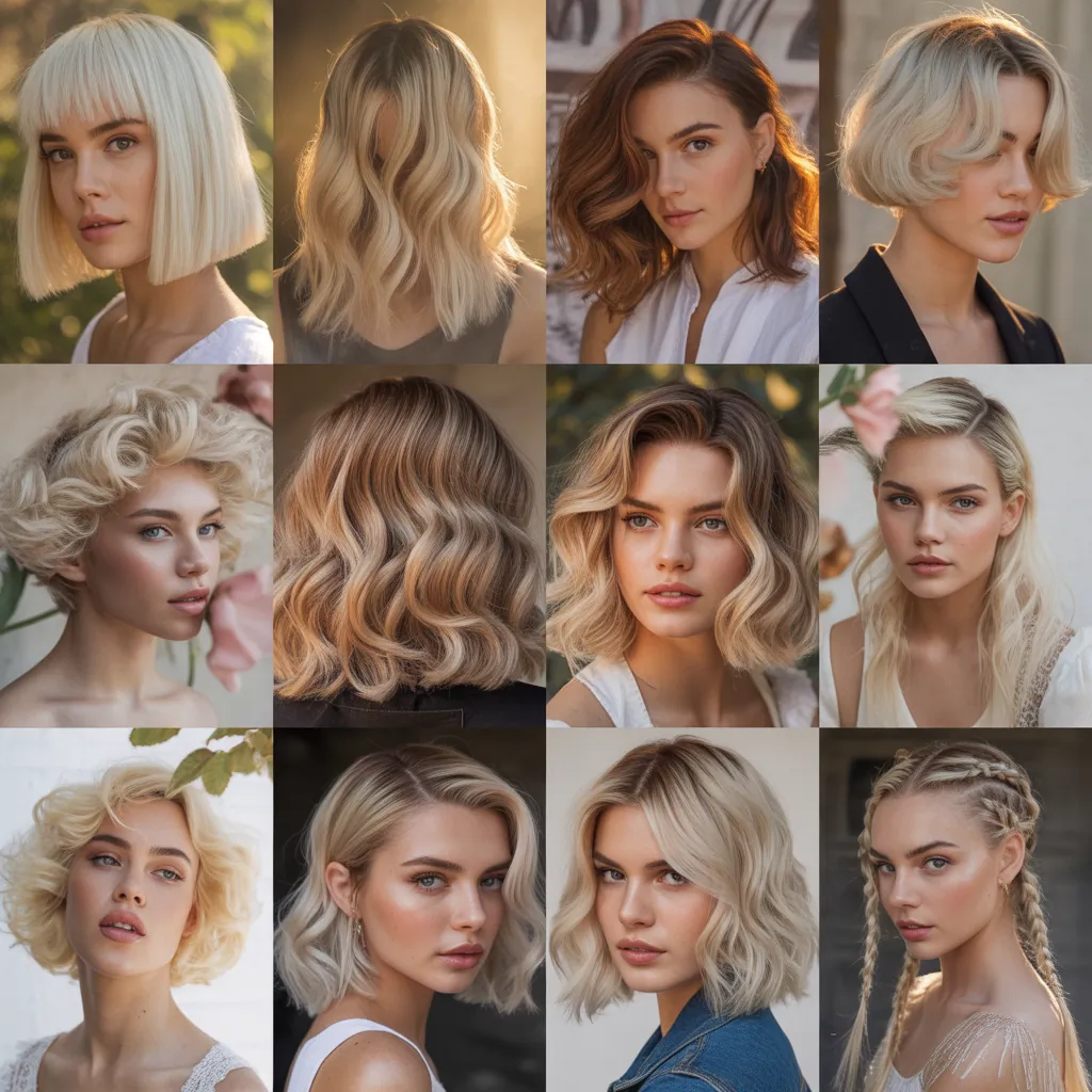 blonde hair styles