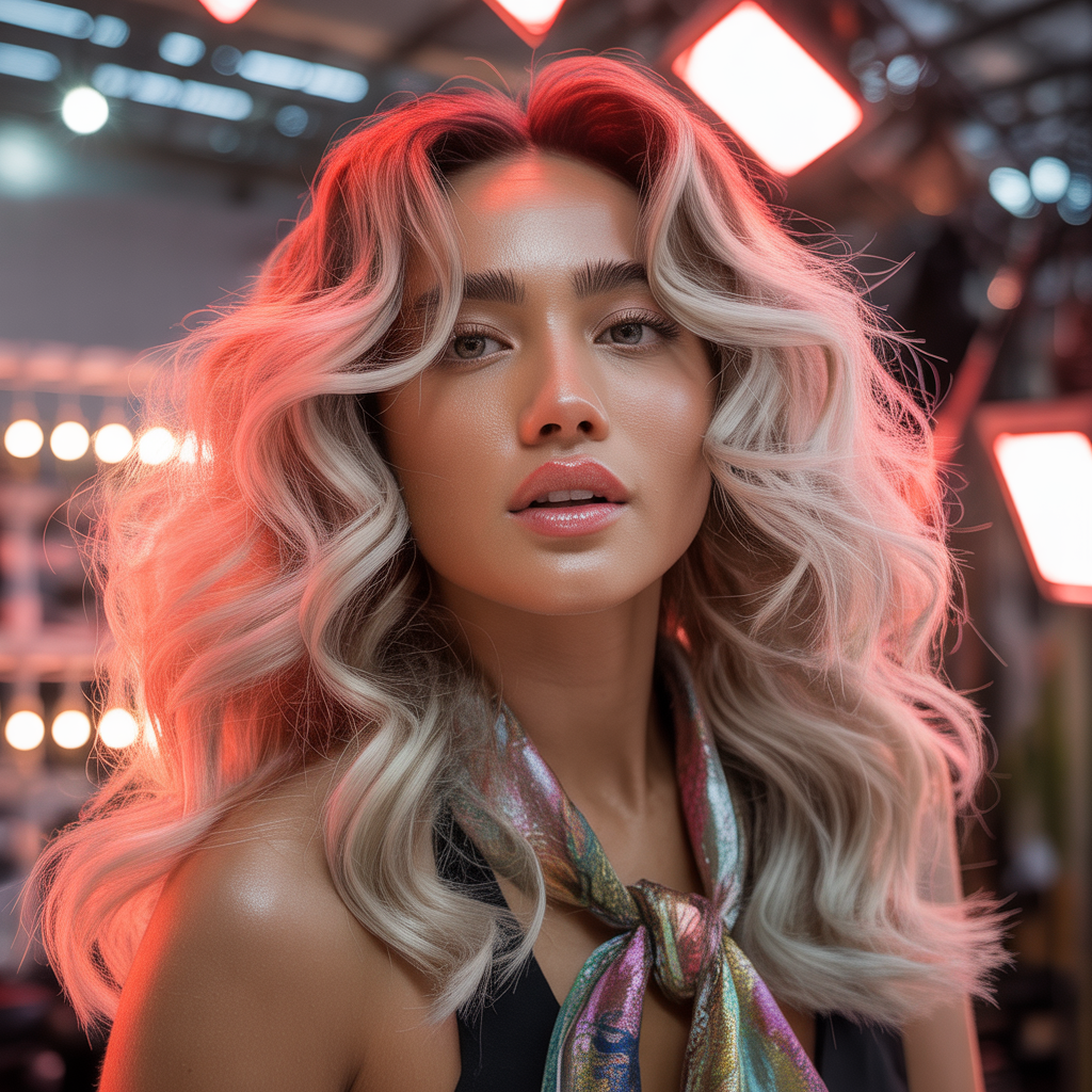 blonde highlights