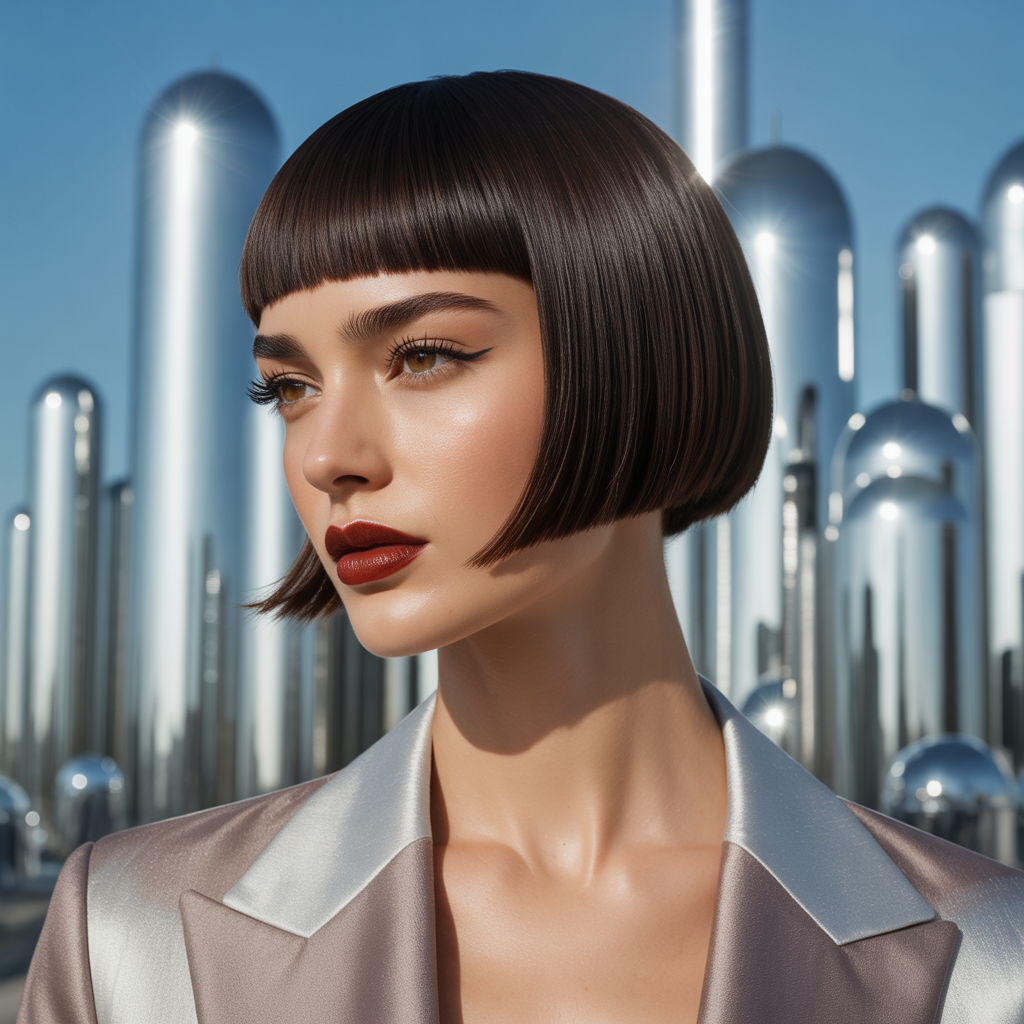 blunt shoulder length cuts