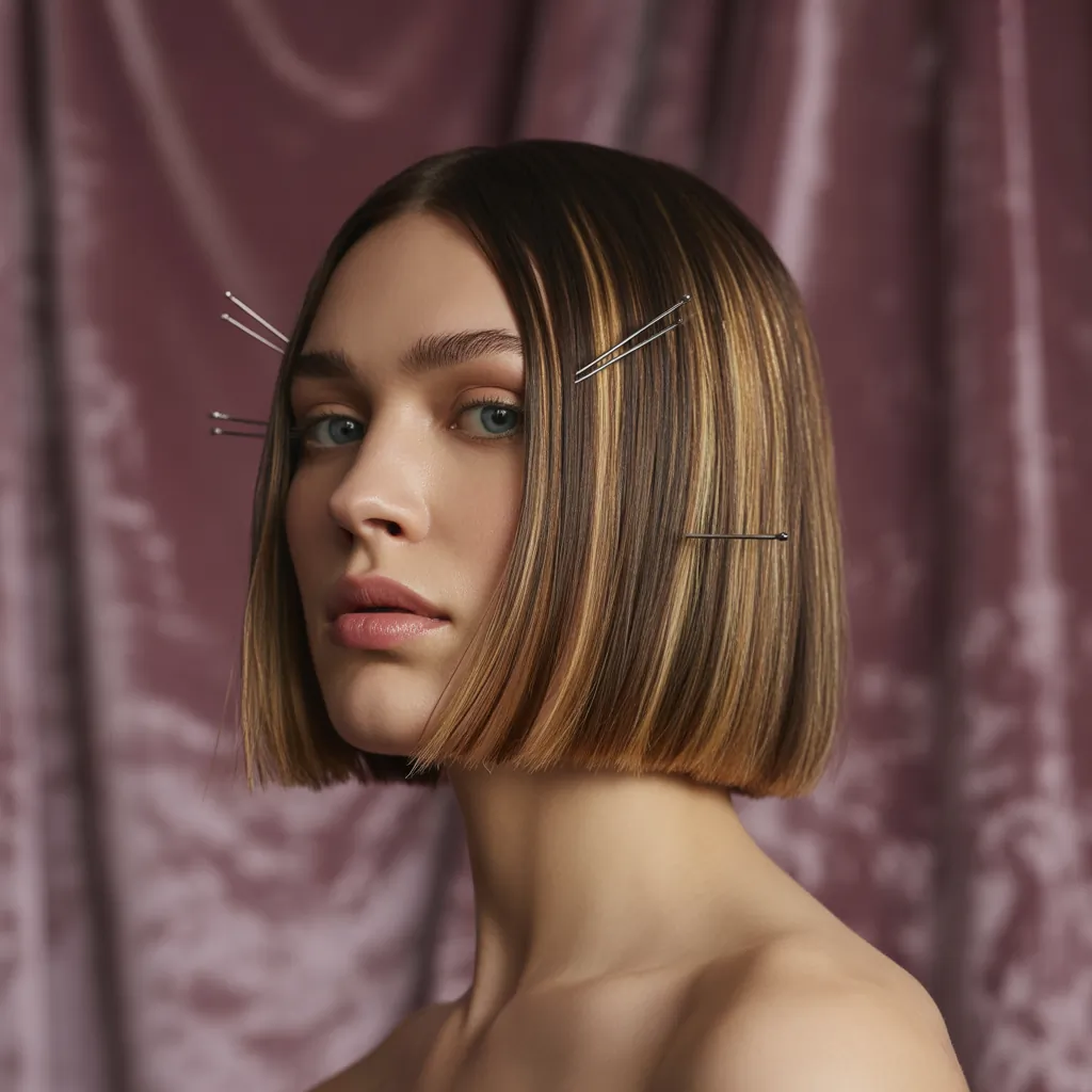 blunt shoulder length cuts