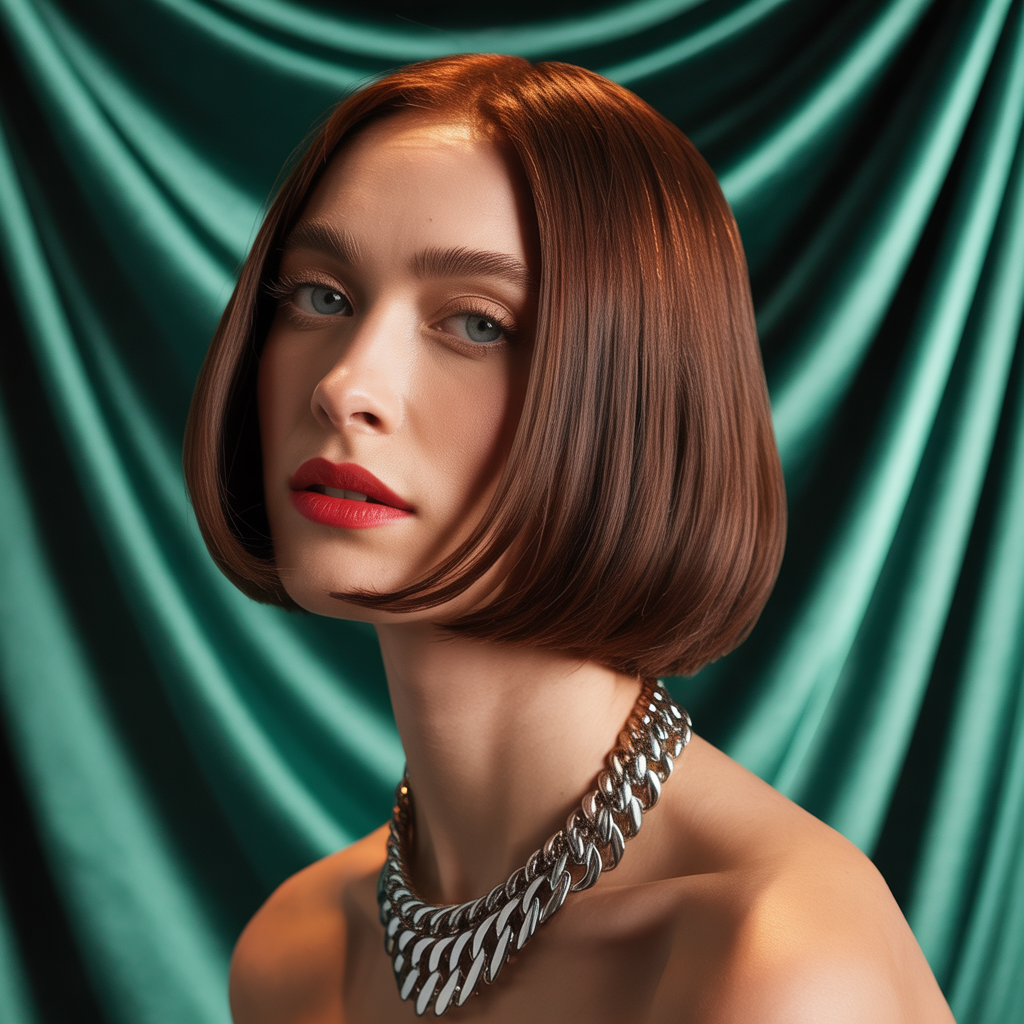 blunt shoulder length cuts