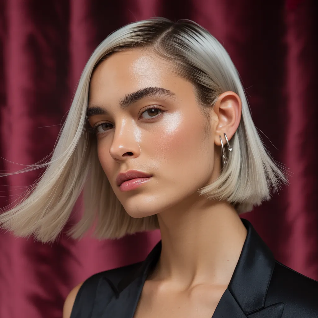 blunt shoulder length cuts