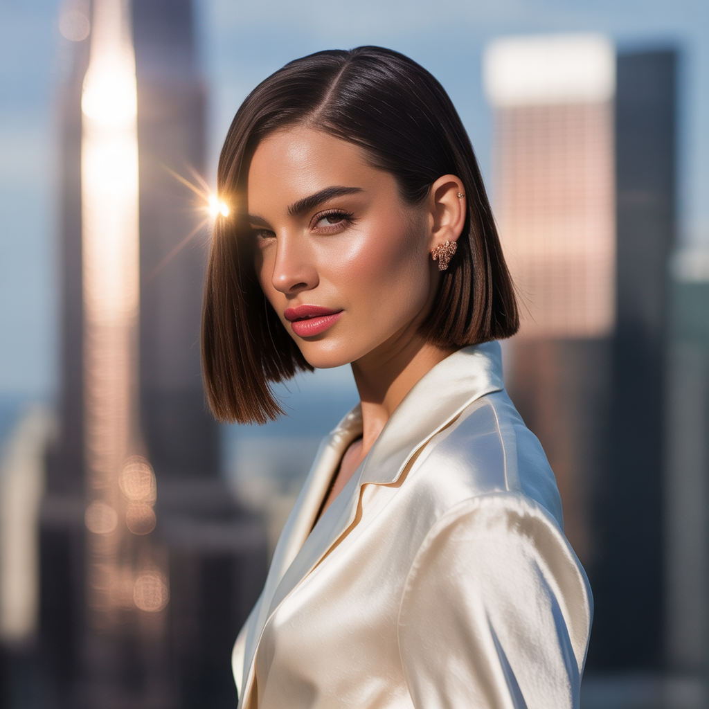blunt shoulder length cuts
