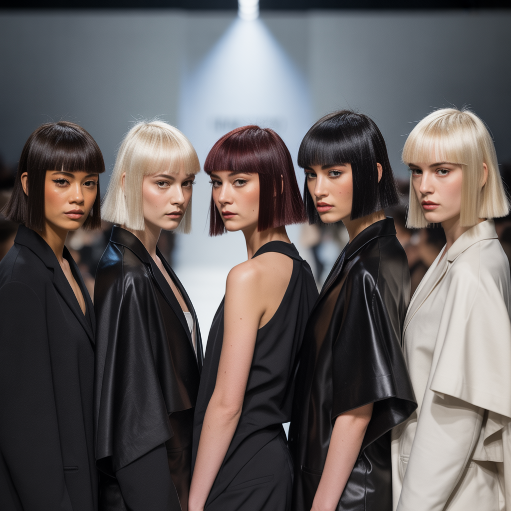 blunt shoulder length cuts