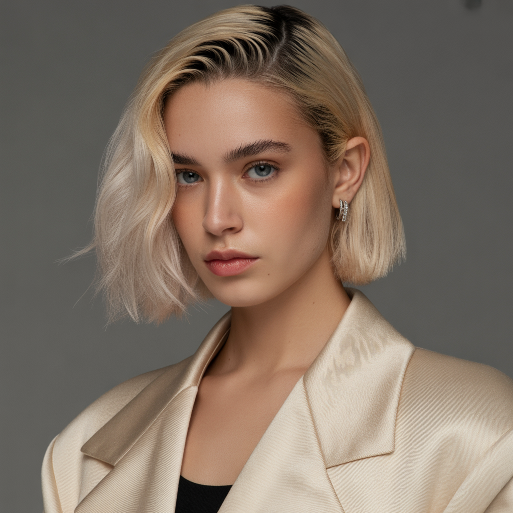 blunt shoulder length cuts