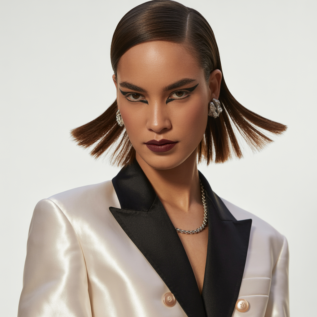 blunt shoulder length cuts