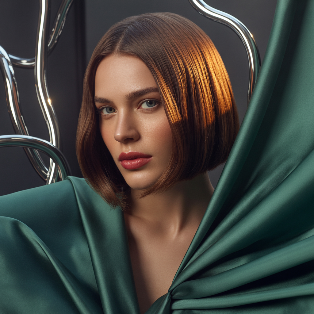 blunt shoulder length cuts