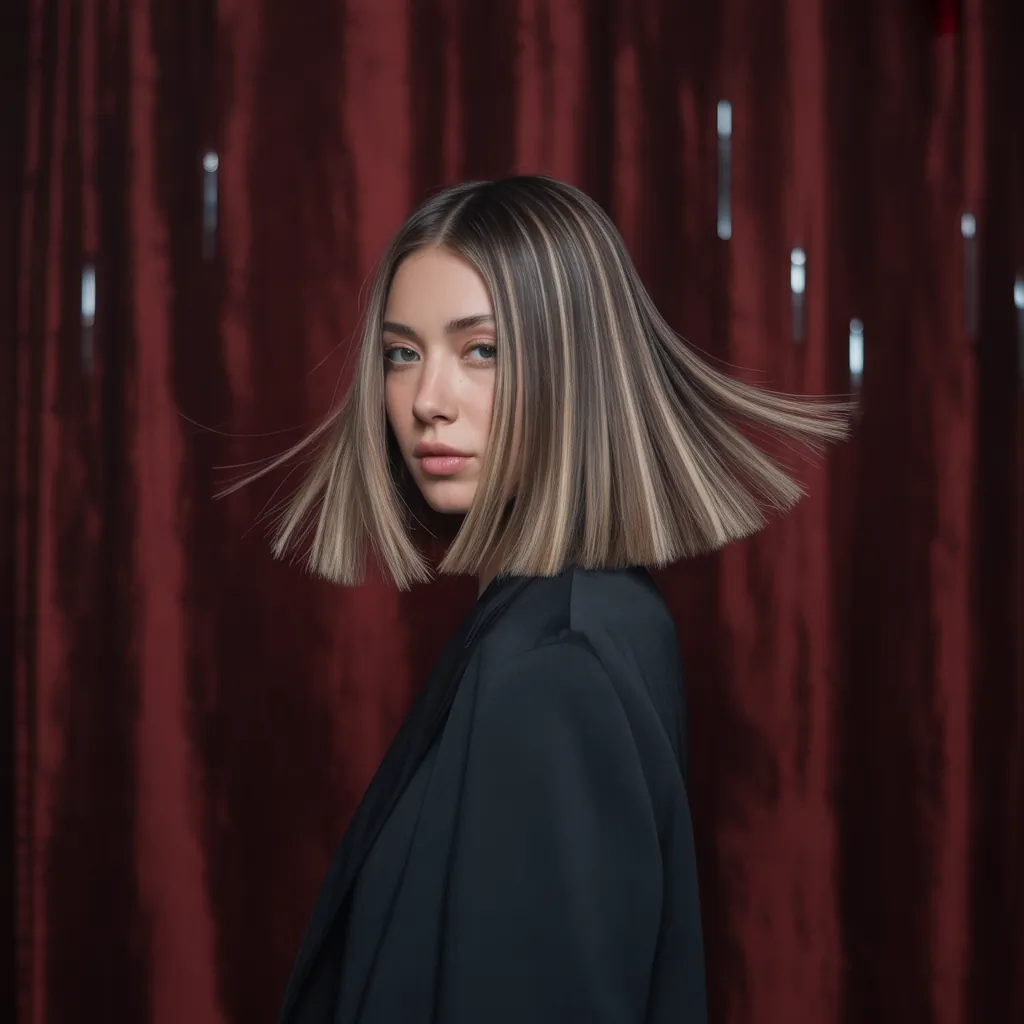 blunt shoulder length cuts