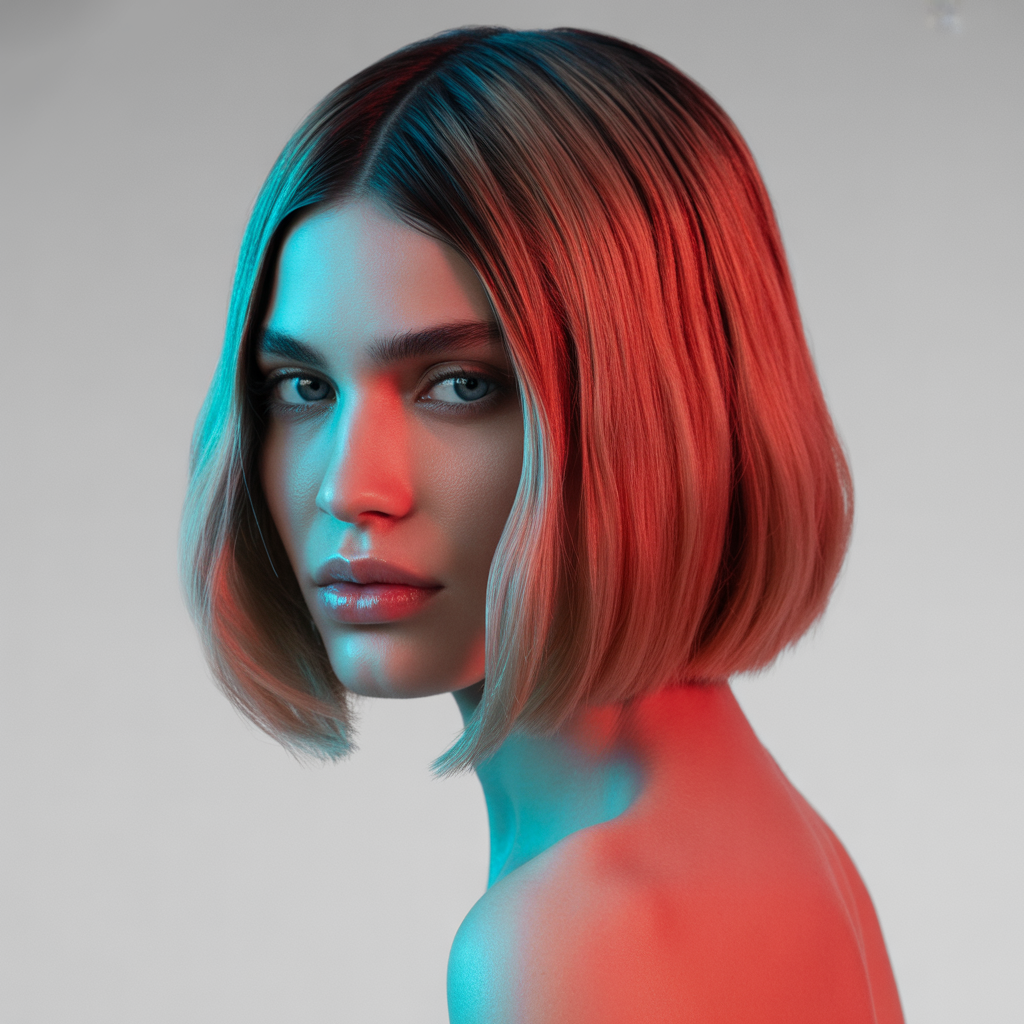 blunt shoulder length cuts