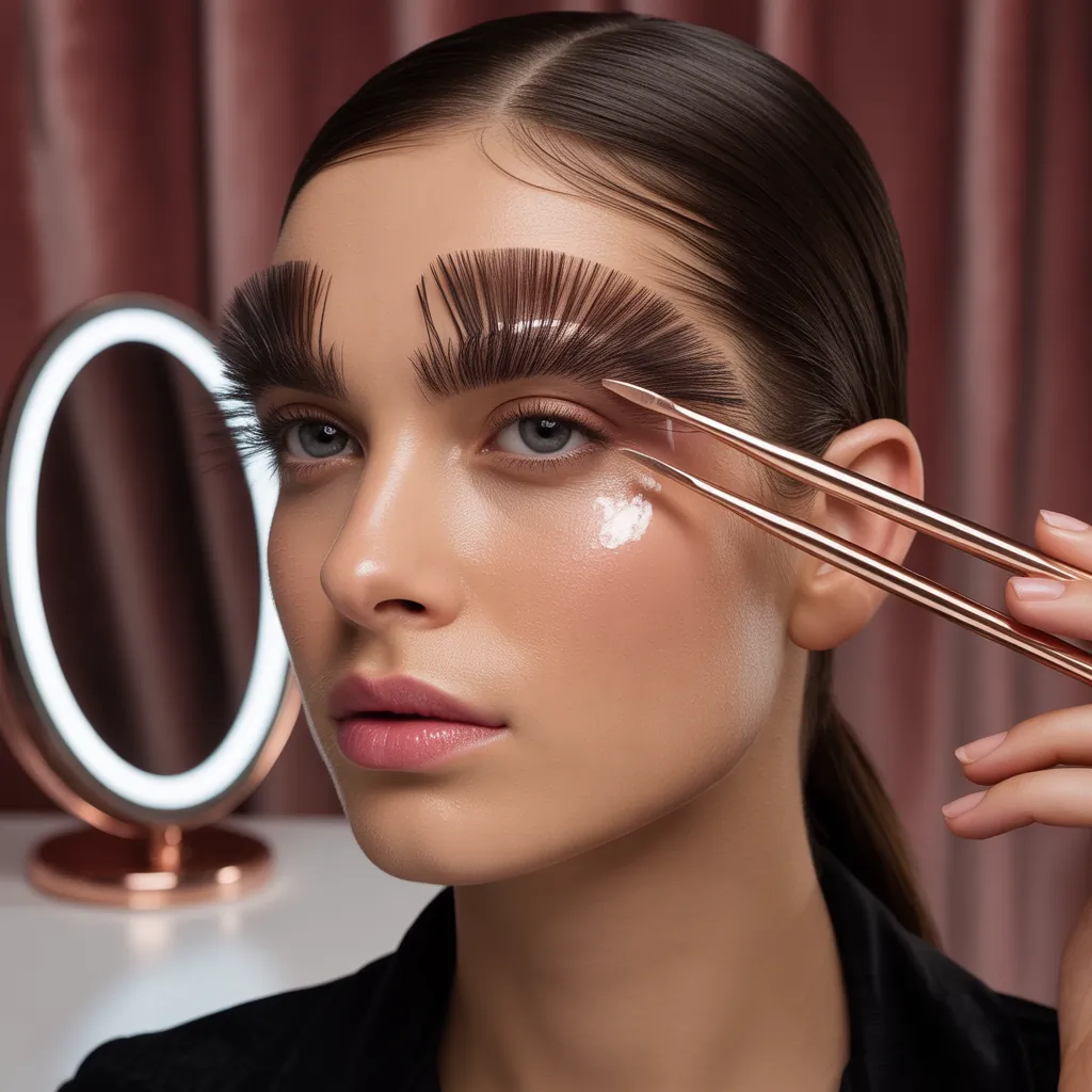 brow lamination steps