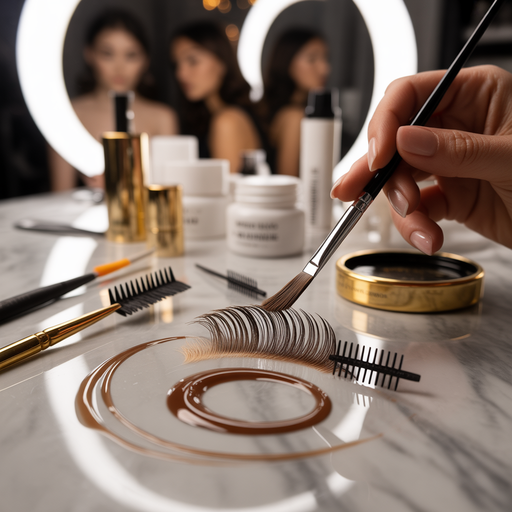 brow lamination steps