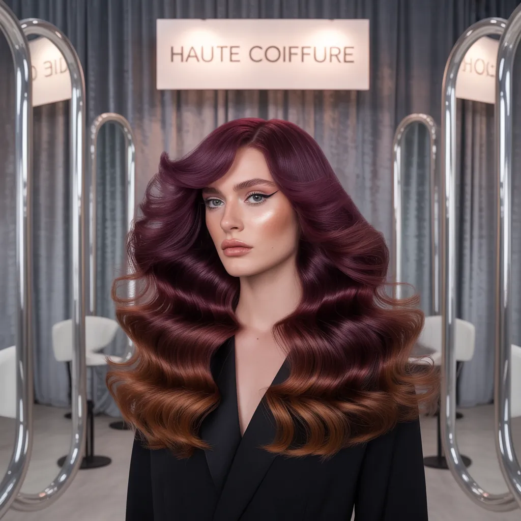 burgundy hair styles