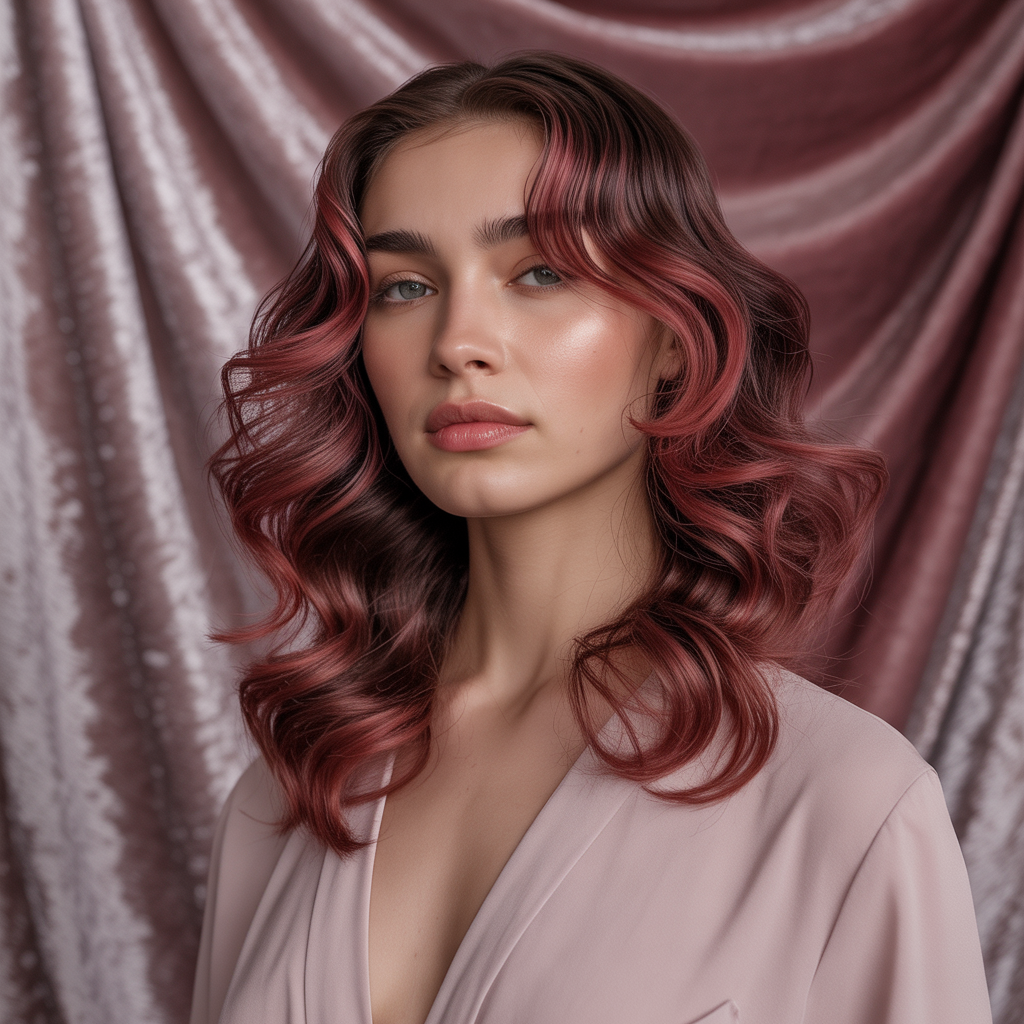 burgundy hair styles