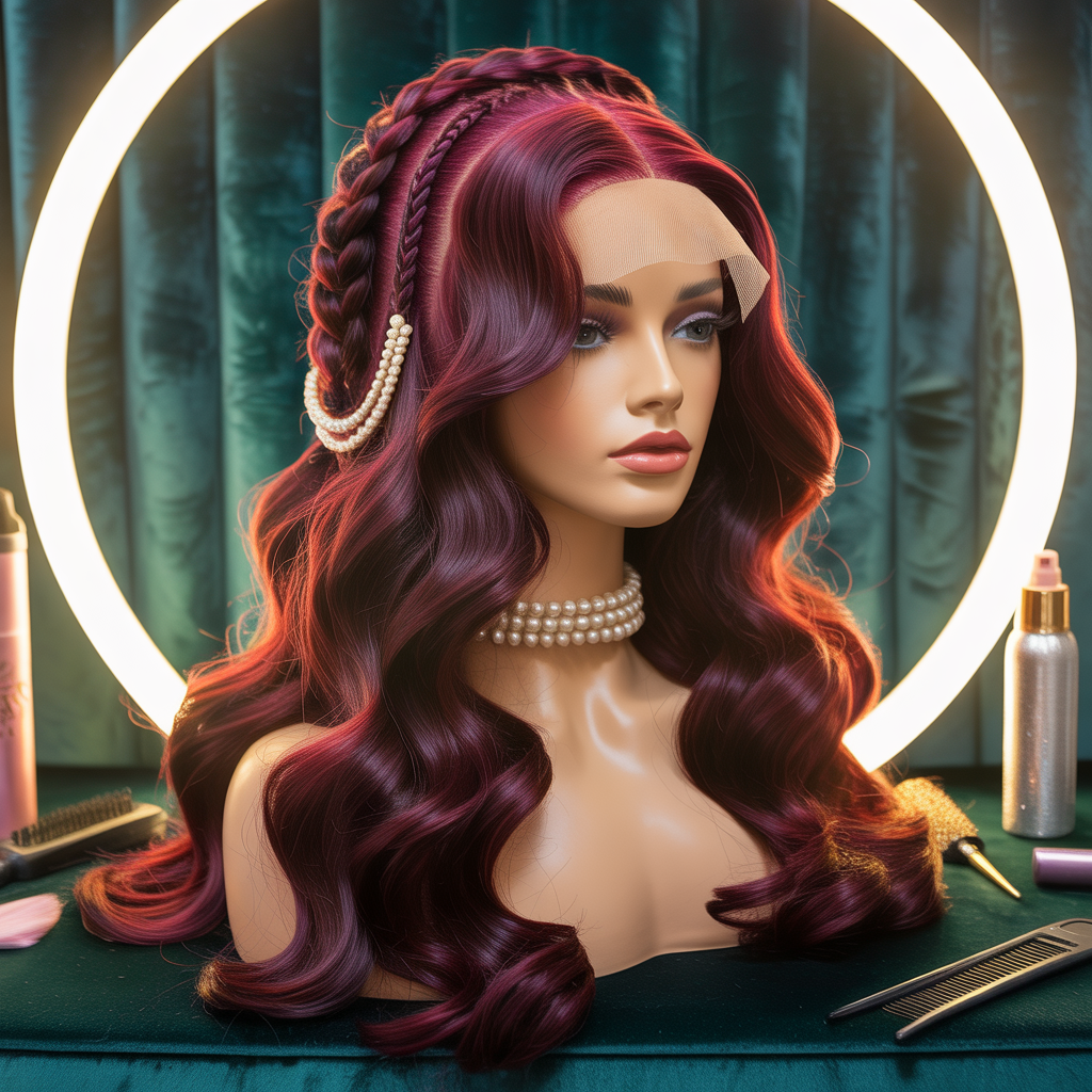 burgundy hair styles