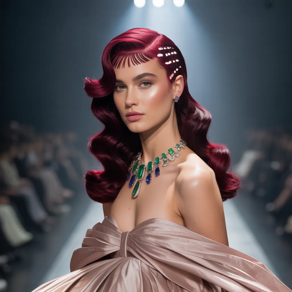 burgundy hair styles