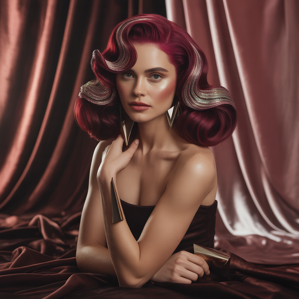 burgundy hair styles