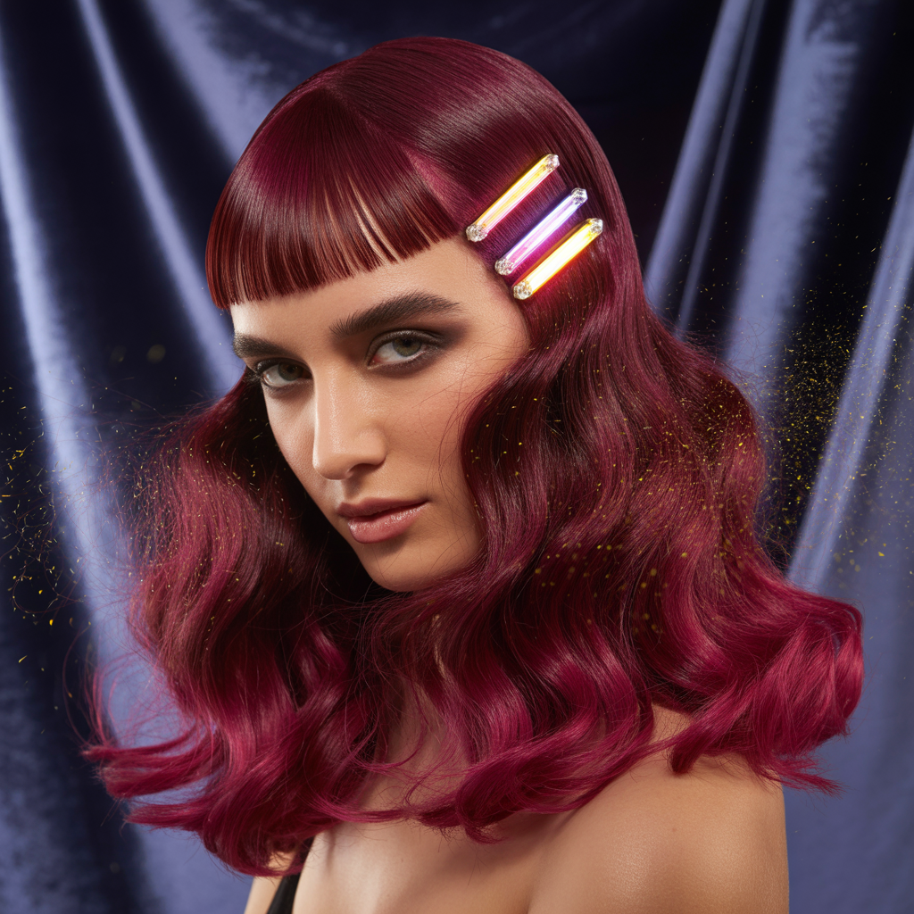 burgundy hair styles