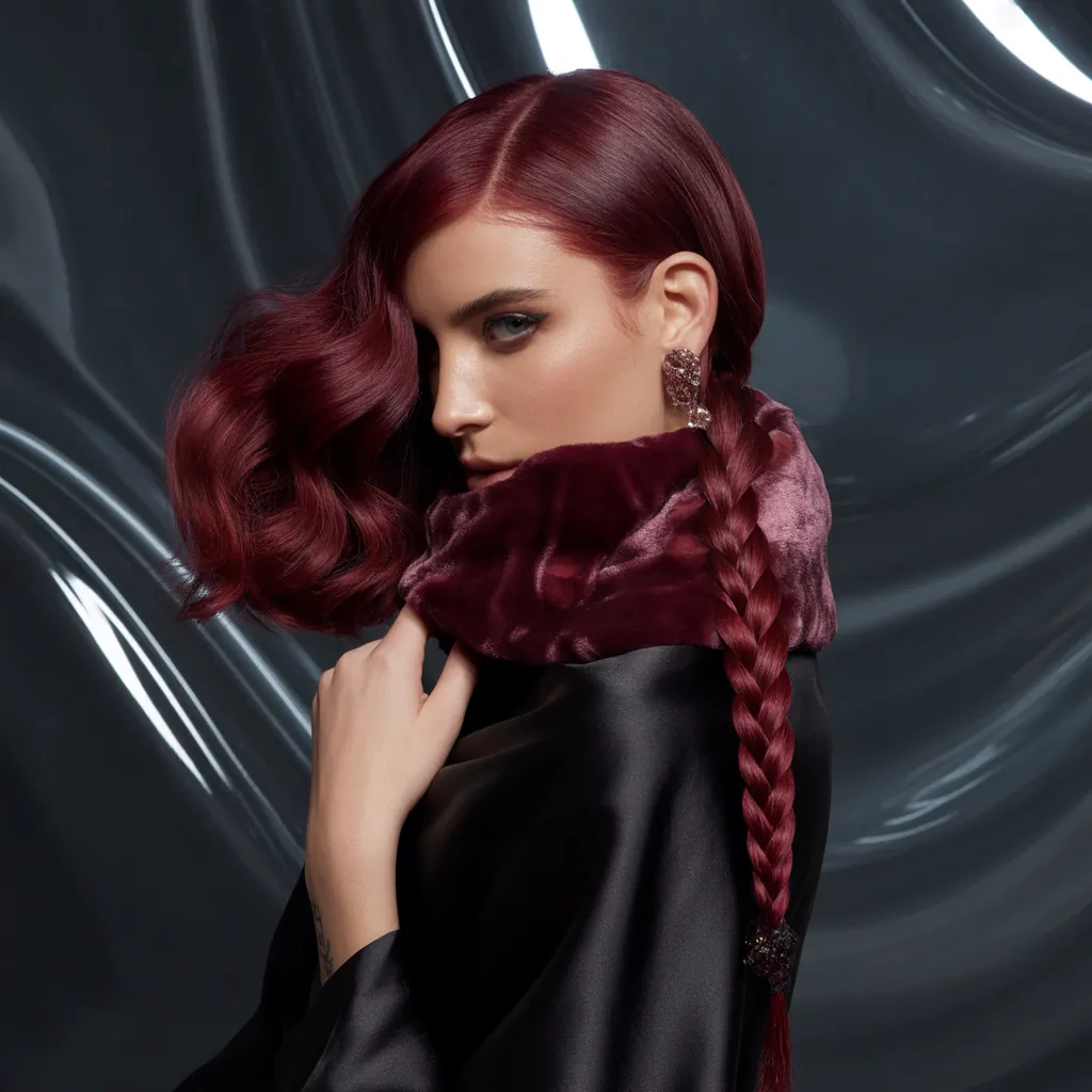 burgundy hair styles