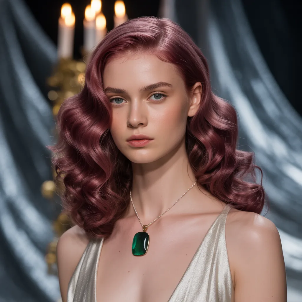 burgundy hair styles