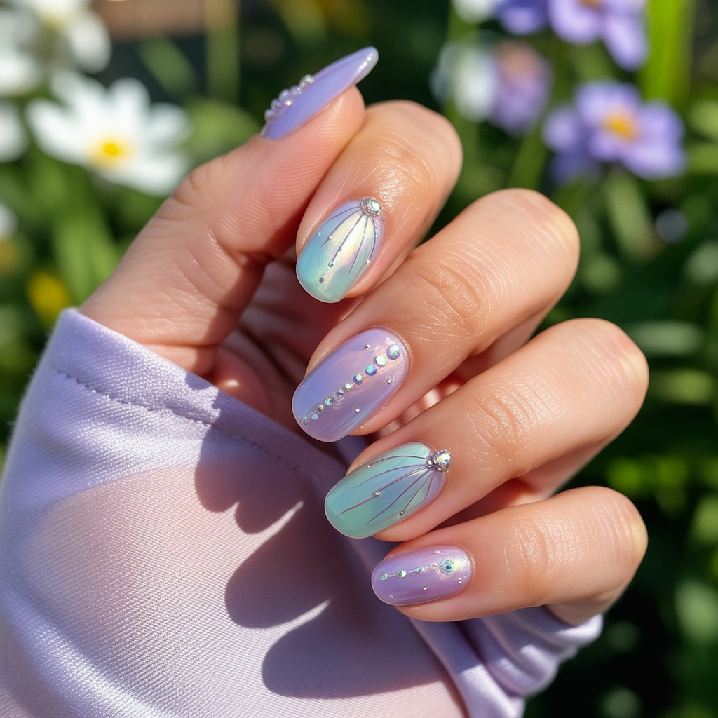 butterfly nails