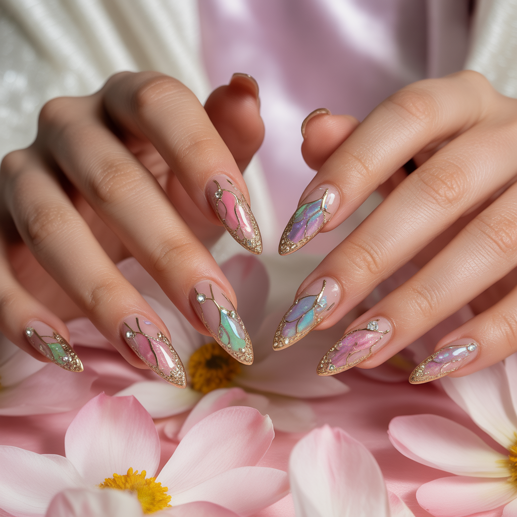 butterfly nails