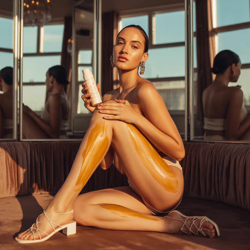 can you self tan with hairy legs