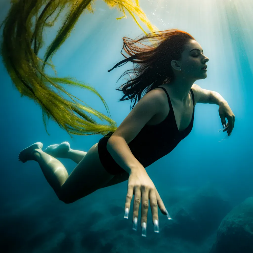 can you swim with acrylic nails