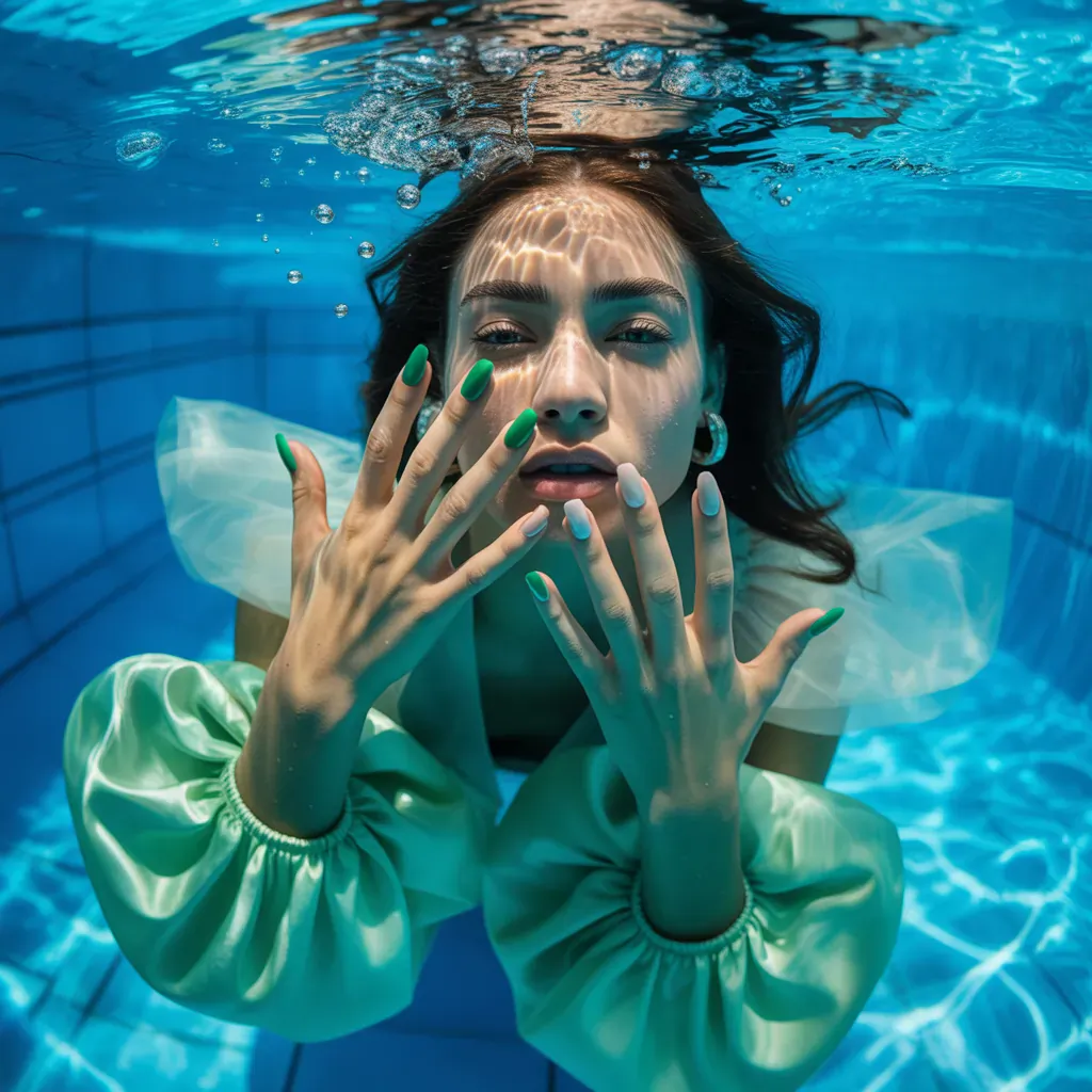 can you swim with press on nails