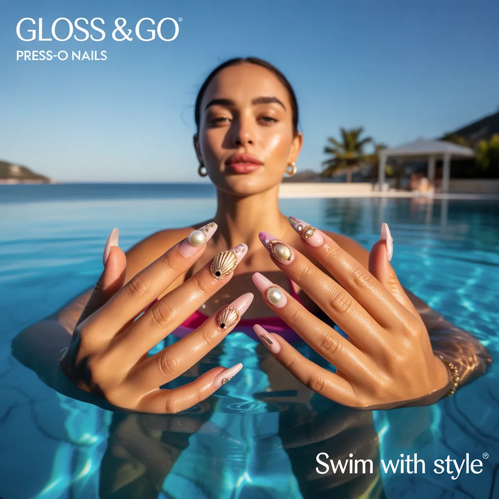 can you swim with press on nails