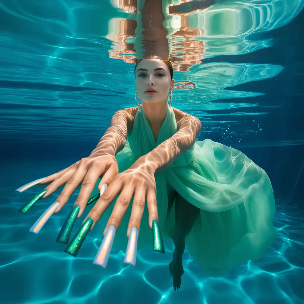 can you swim with press on nails