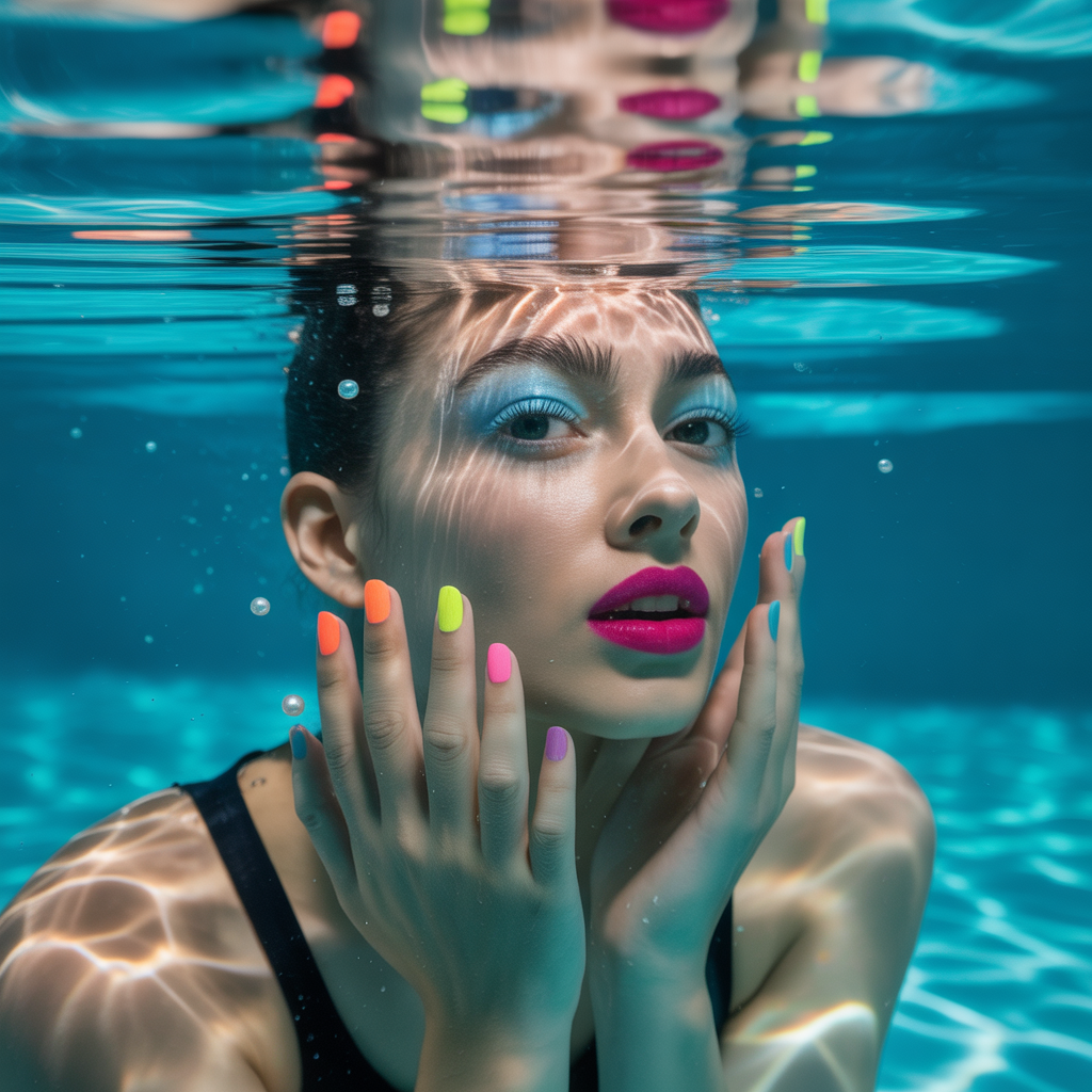 can you swim with press on nails