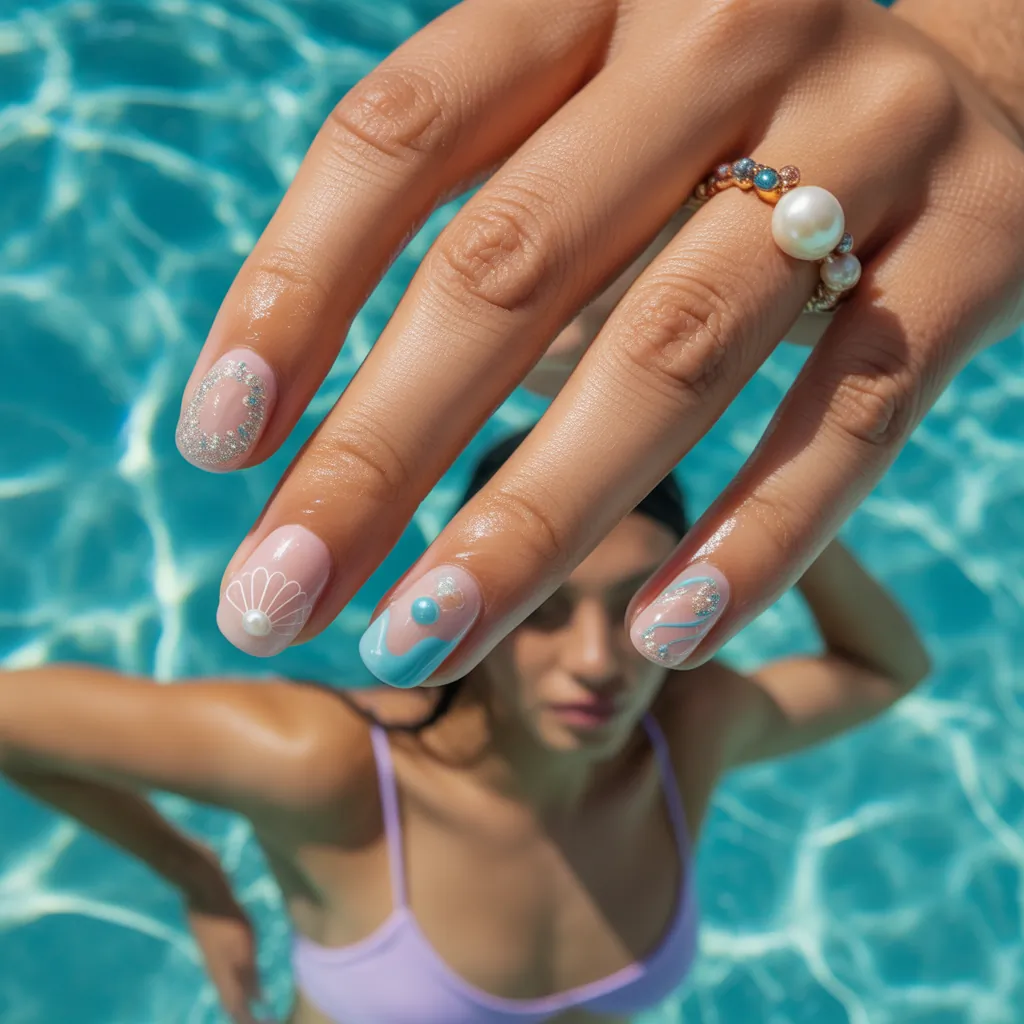 can you swim with press on nails