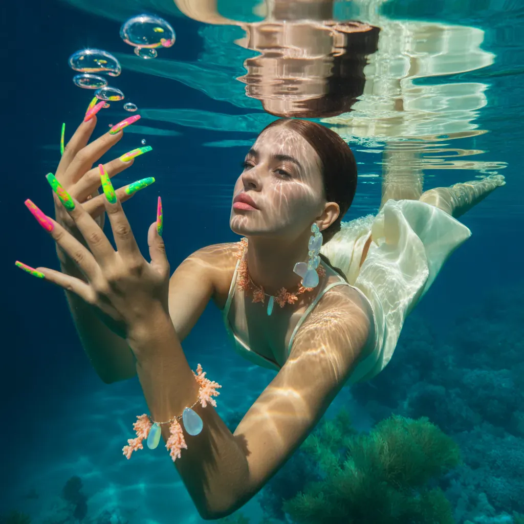 can you swim with press on nails