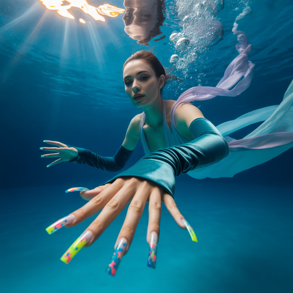 can you swim with press on nails