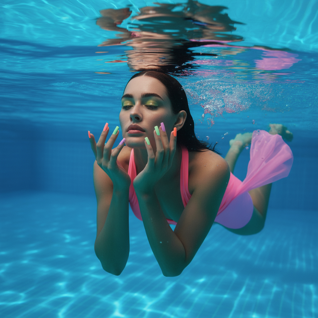 can you swim with press on nails