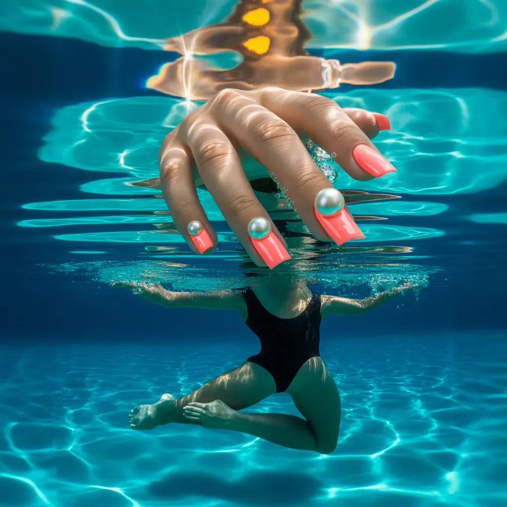 can you swim with press on nails