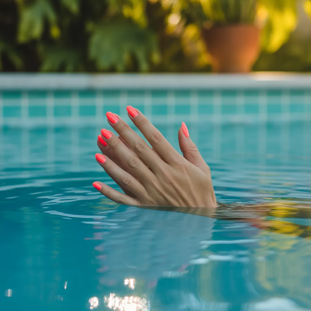 can you swim with press on nails