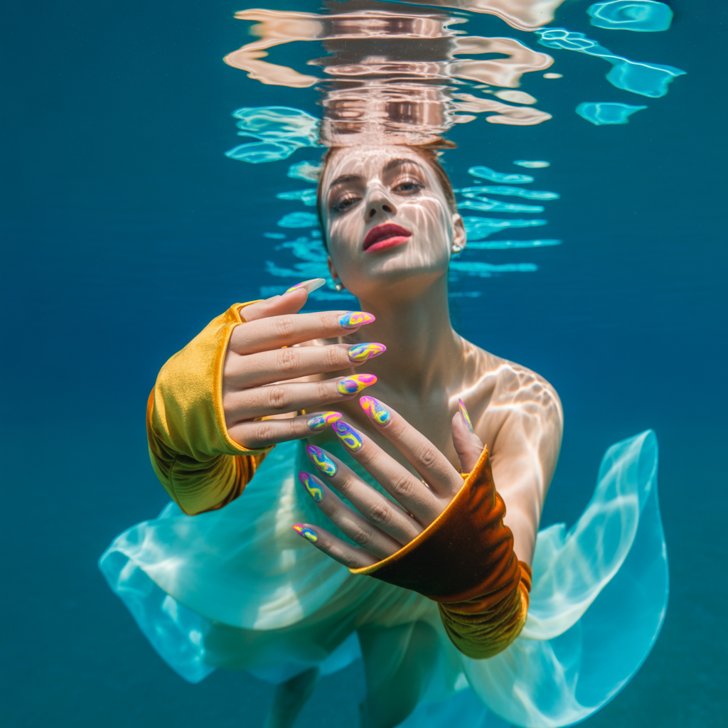 can you swim with press on nails