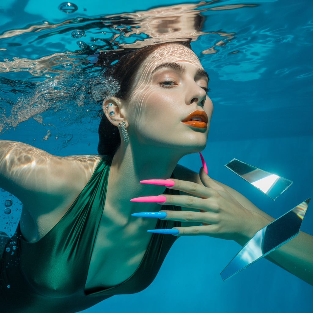 can you swim with press on nails