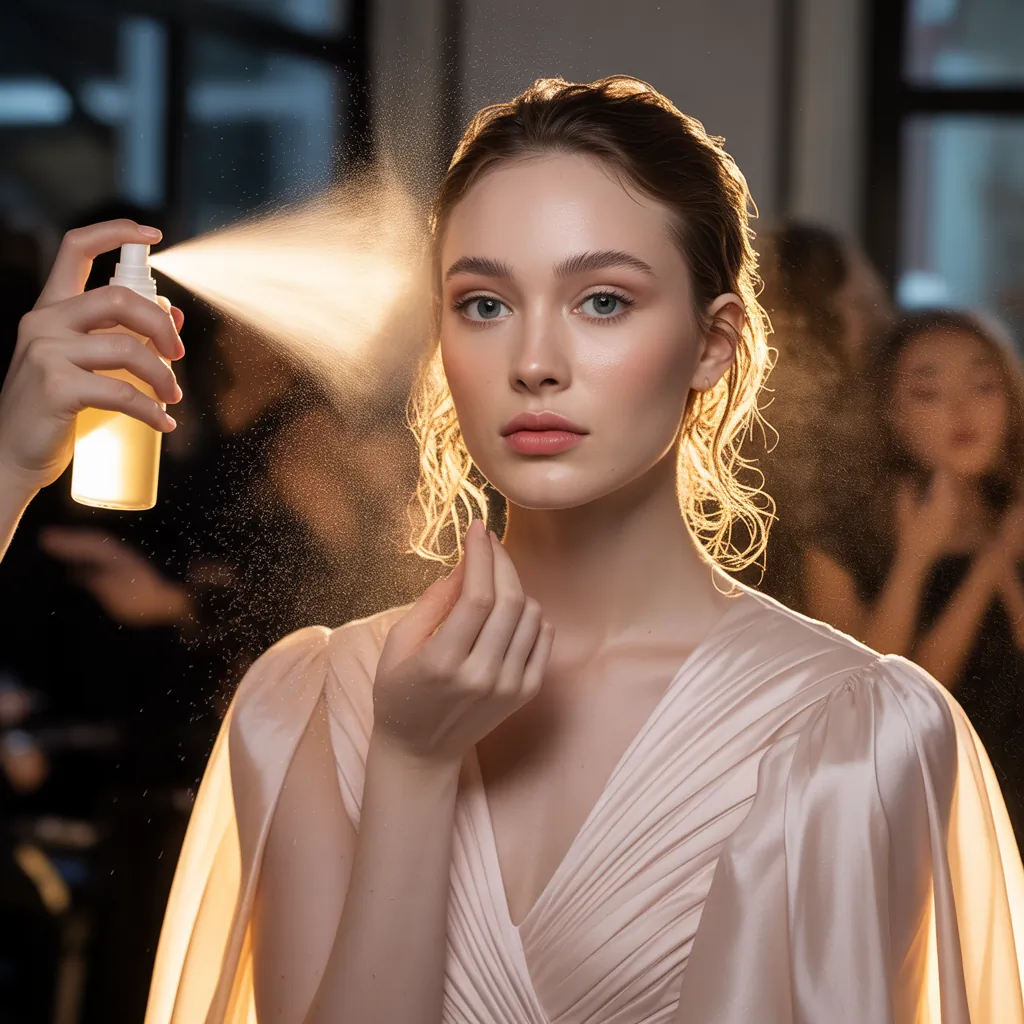 can you use setting spray before makeup