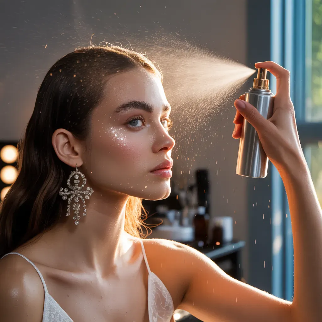 can you use setting spray before makeup