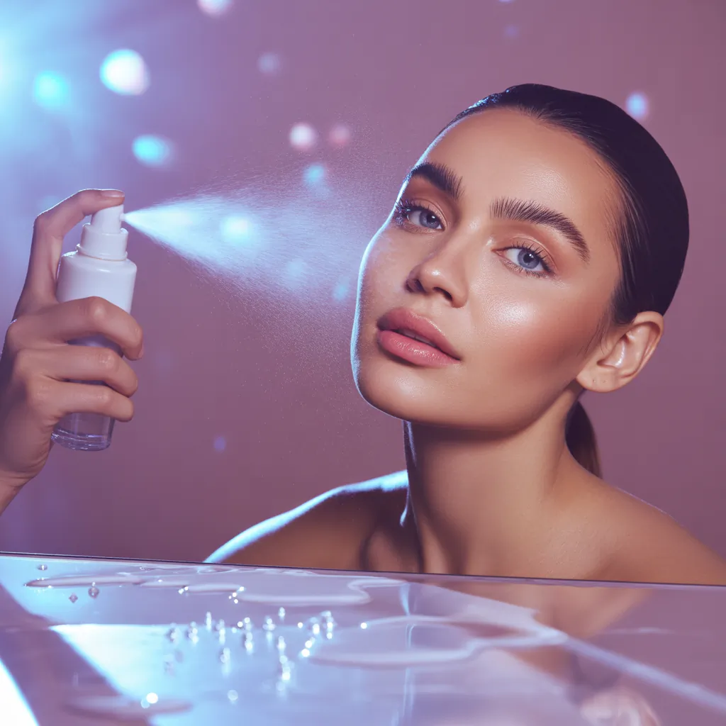 can you use setting spray before makeup