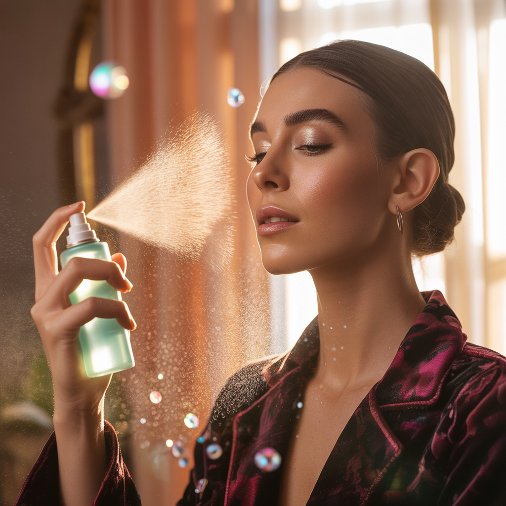 can you use setting spray before makeup