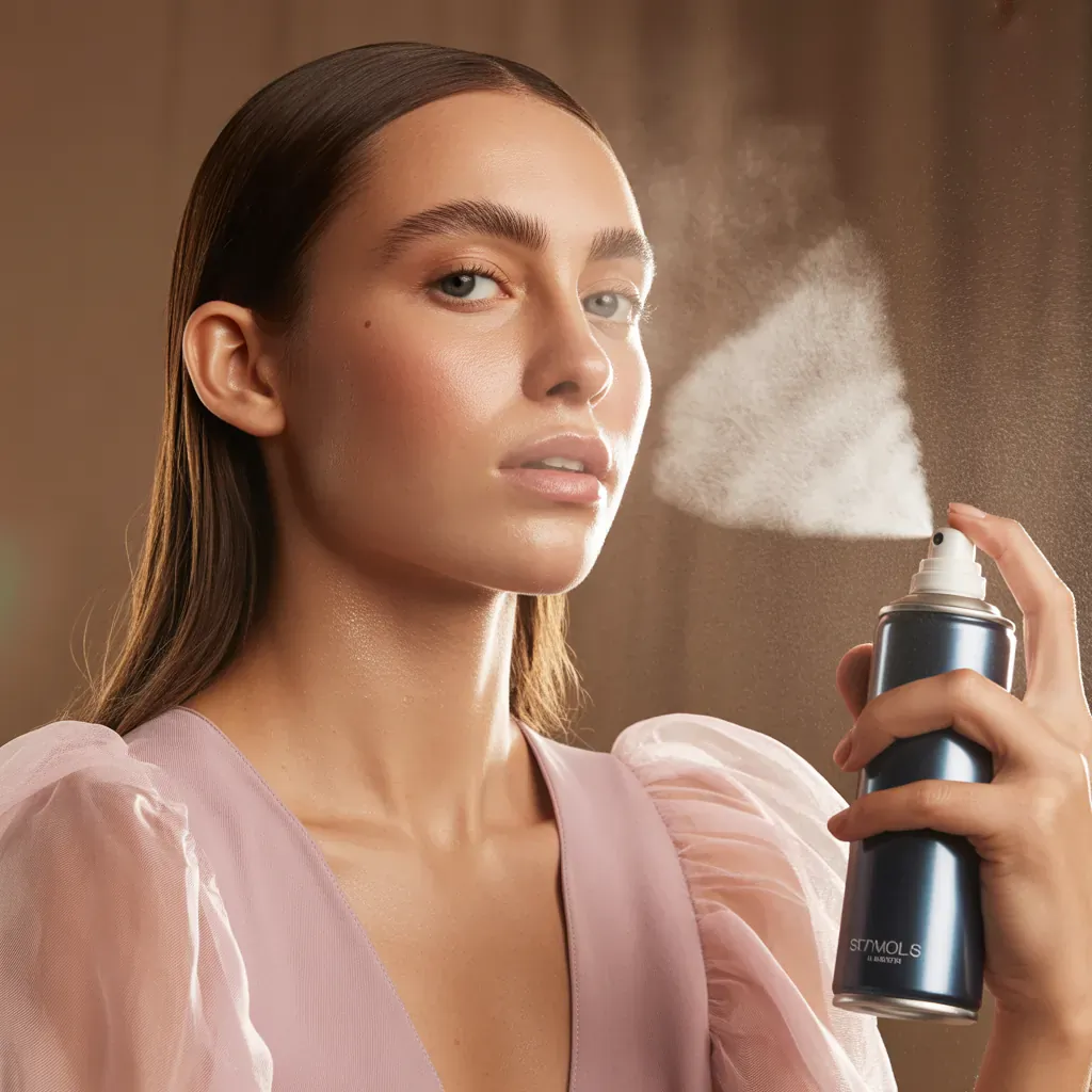 can you use setting spray before makeup