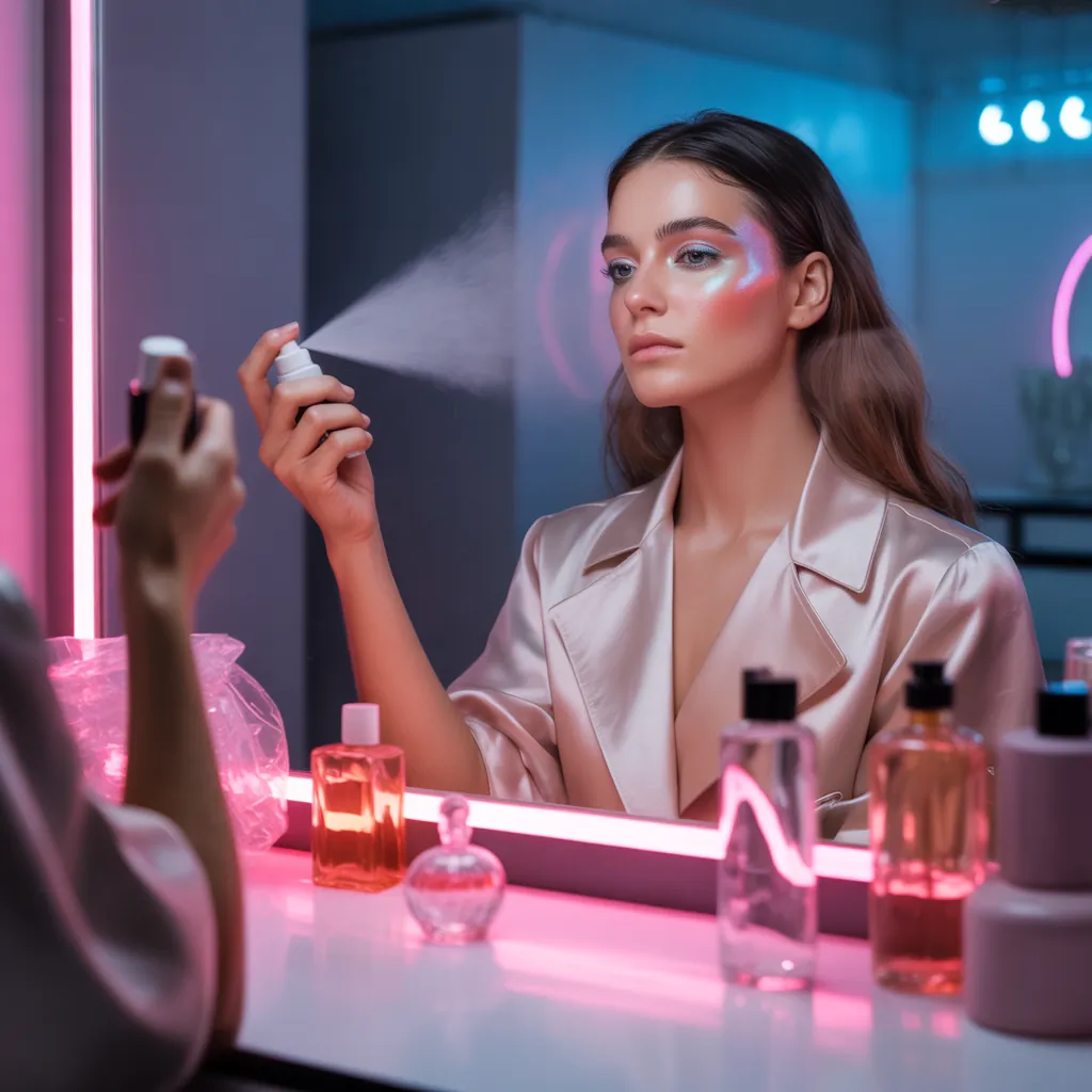 can you use setting spray before makeup