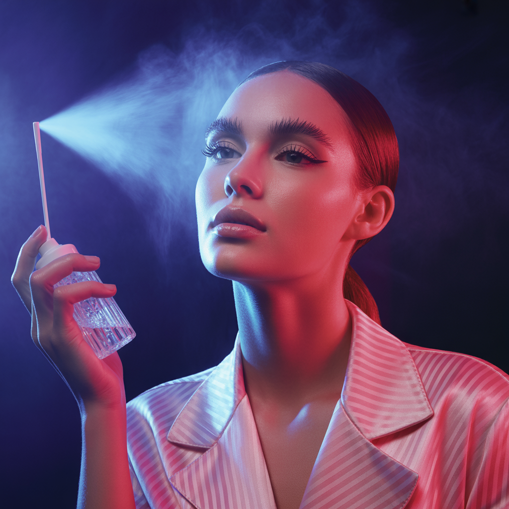 can you use setting spray before makeup