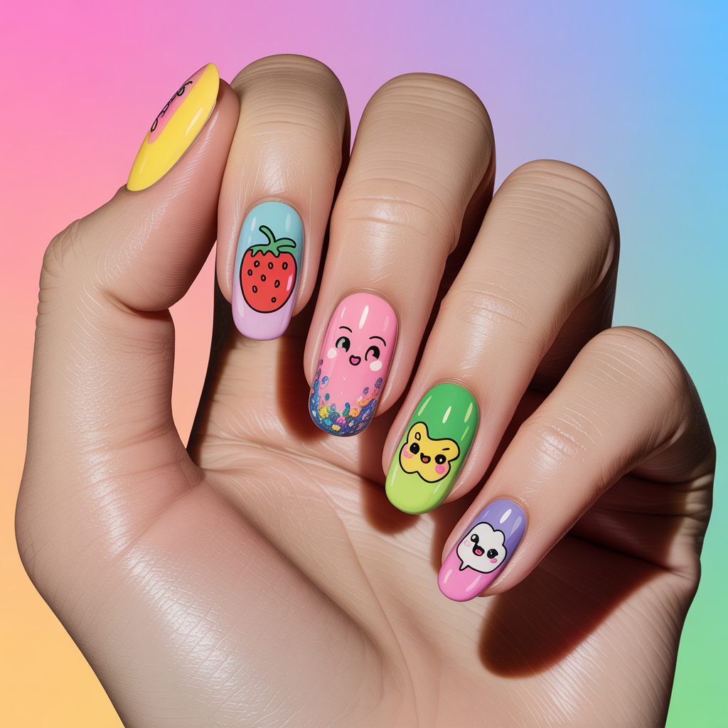cartoon nails