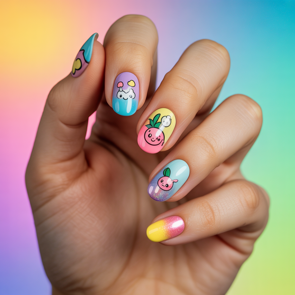 cartoon nails